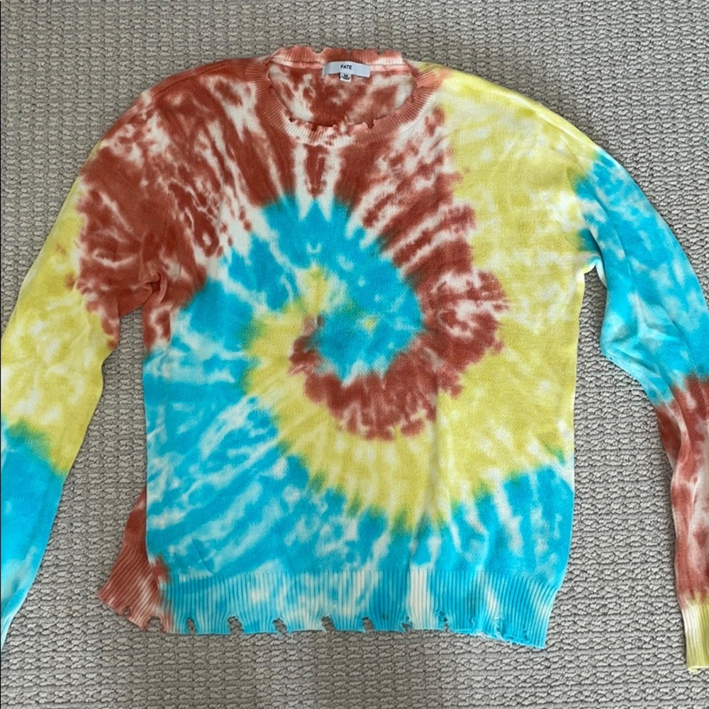 Super cute tie dye sweater